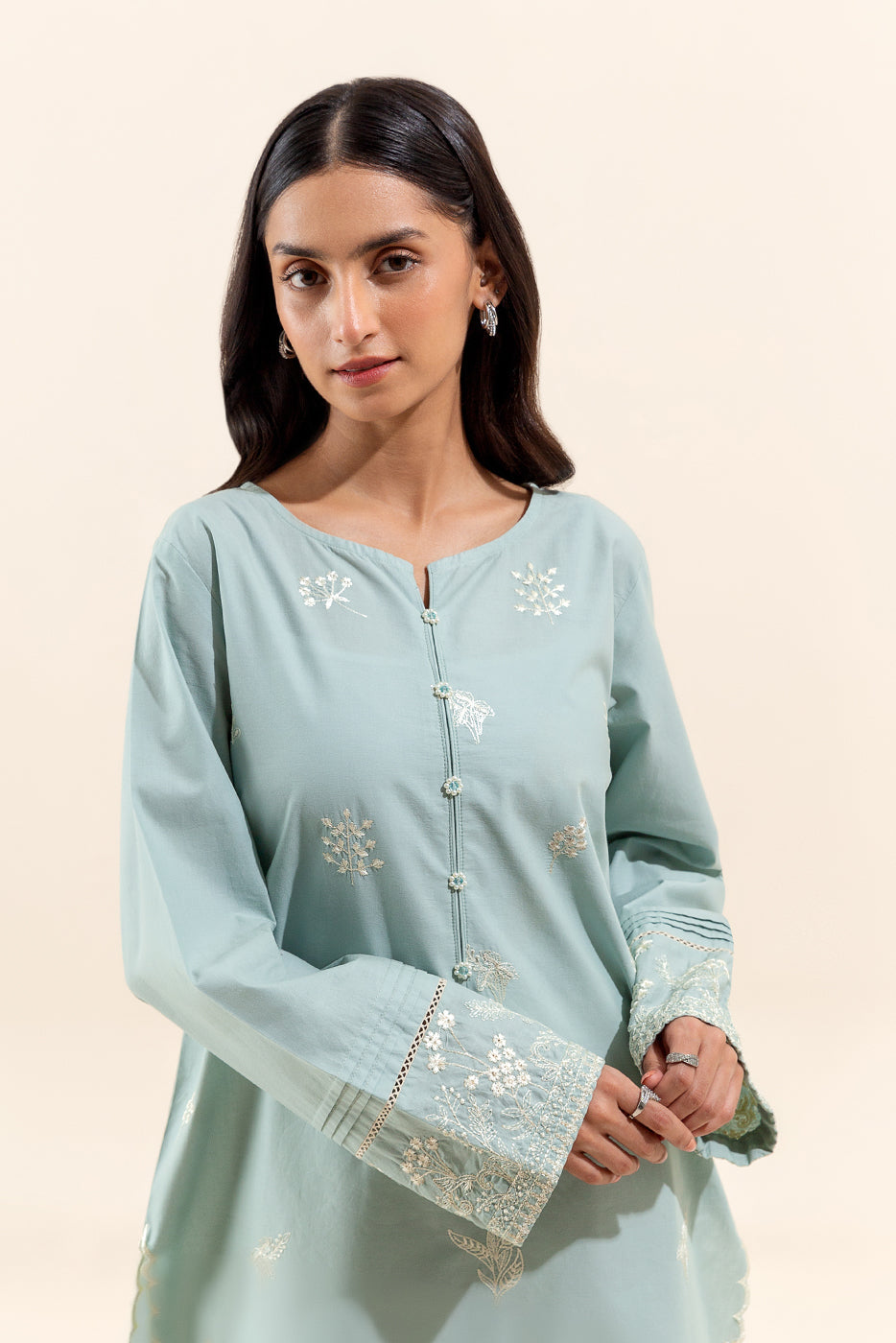 1 Piece Embroidered Lawn Shirt-Dusky Dew (Unstitched)