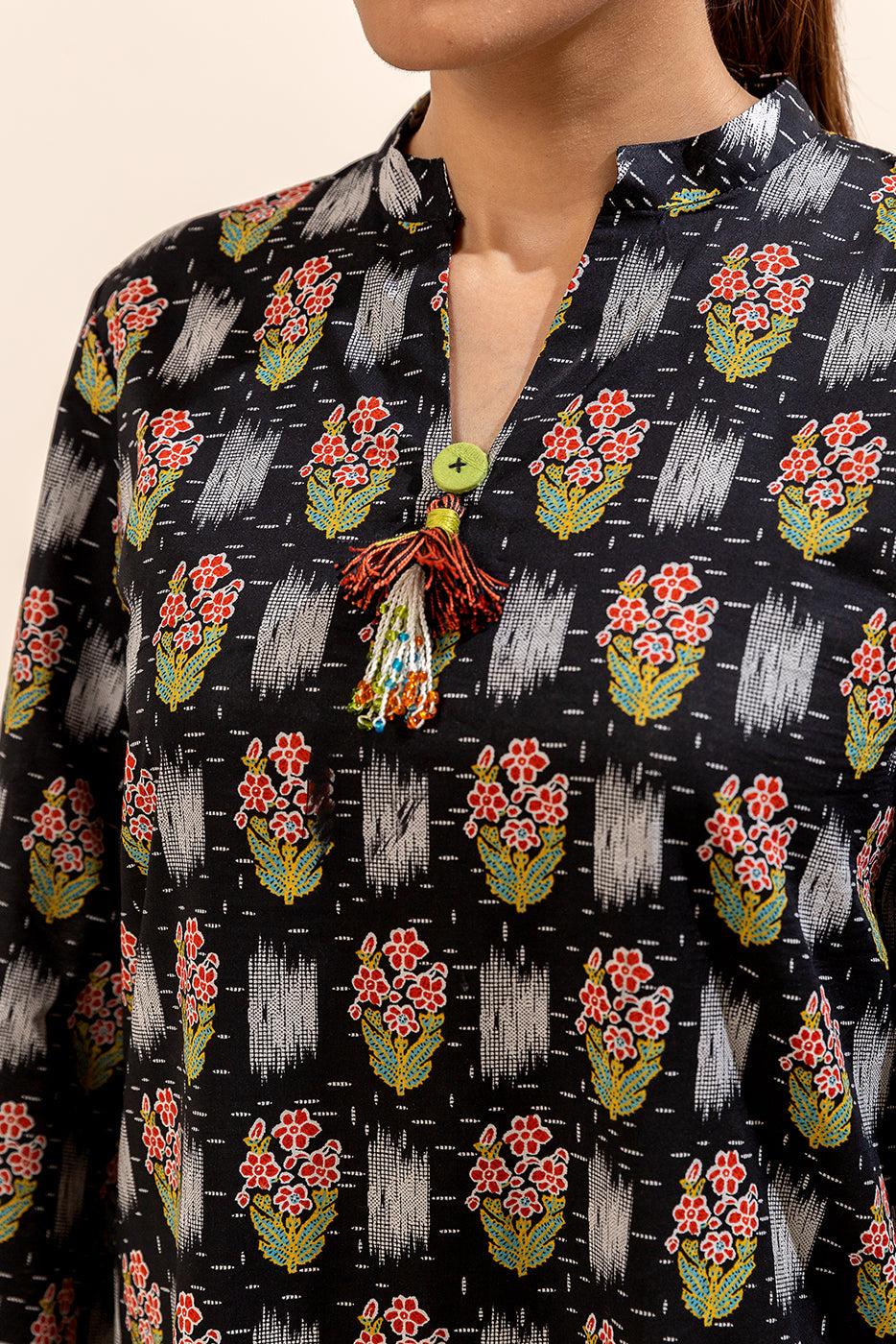 2 Piece Printed Lawn Suit-Obsidian Verve (Unstitched)