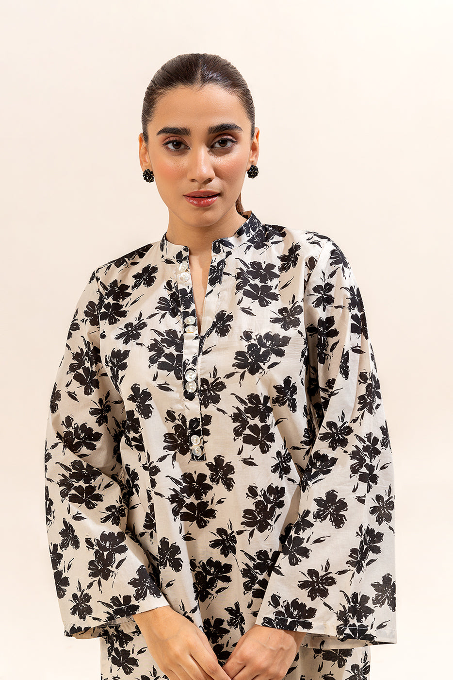 2 Piece Printed Lawn Suit-Porcelain Shadow (Unstitched)