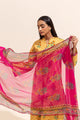 2 Piece Printed Lawn Suit-Mustard Vines (Unstitched)
