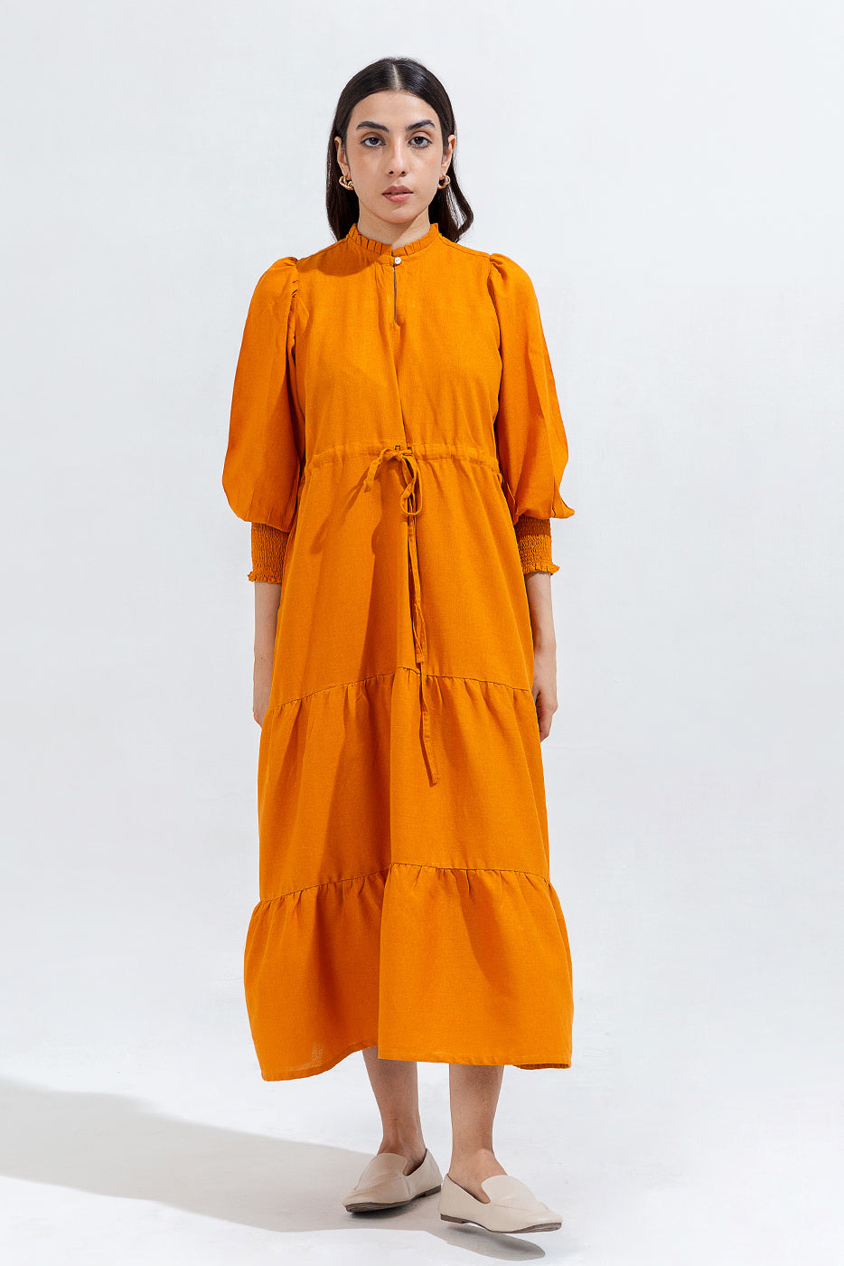 Mustard Tier Dress