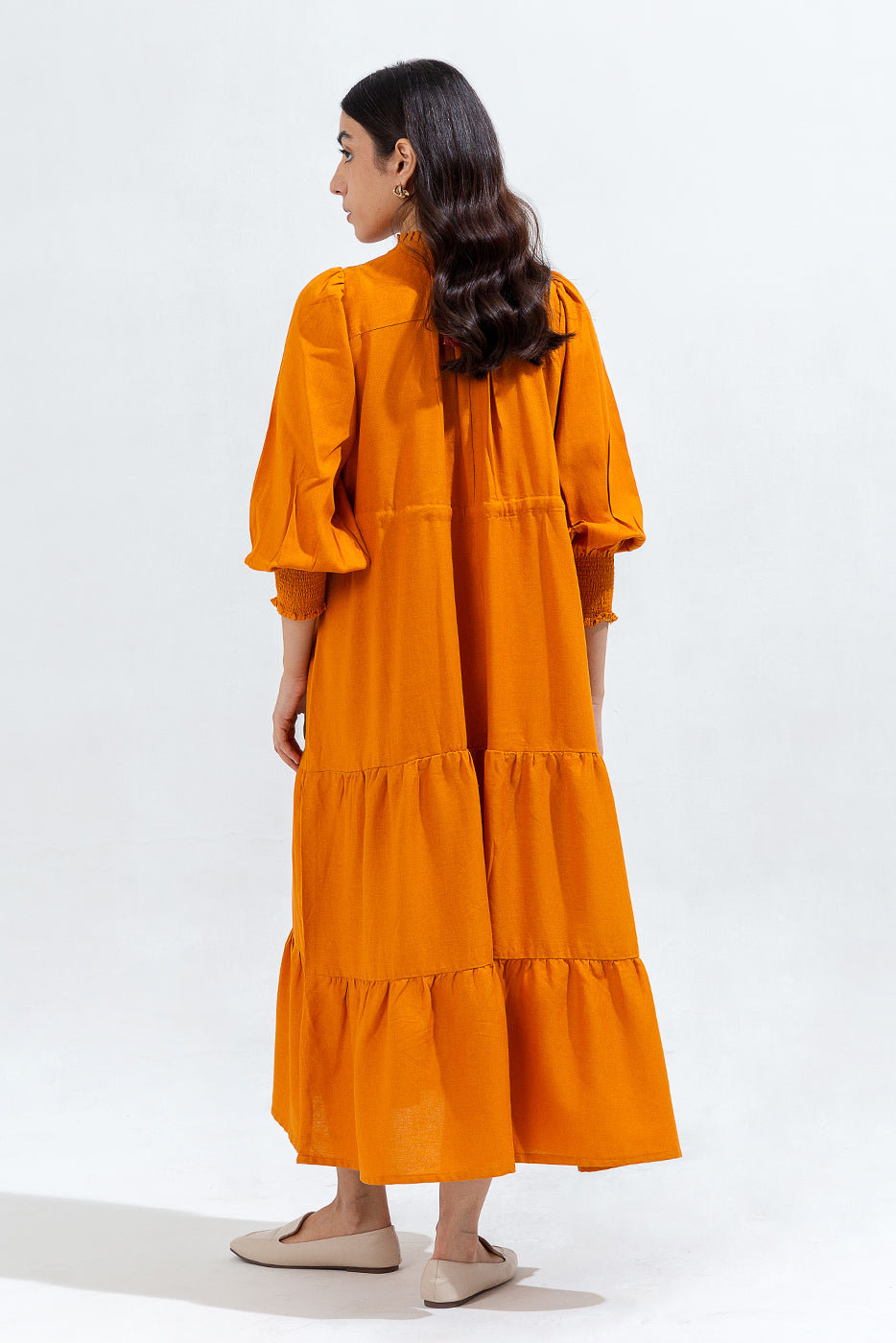 Mustard Tier Dress