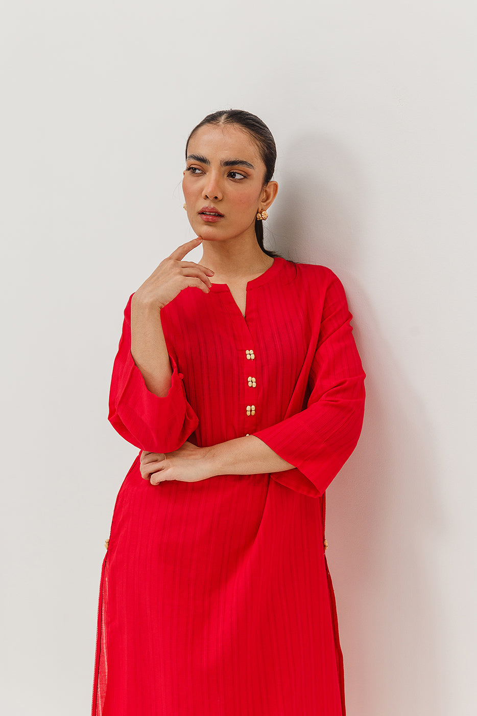2 Piece Basic Jacquard Suit (Pret)