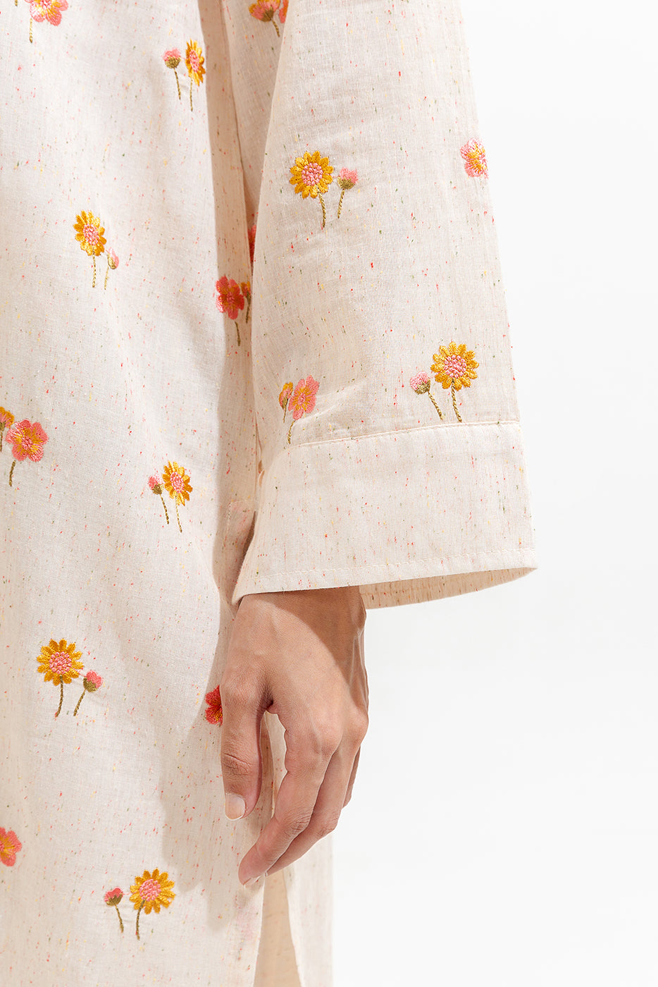 2 Piece Embroidered Multi Naps Suit (Pret)