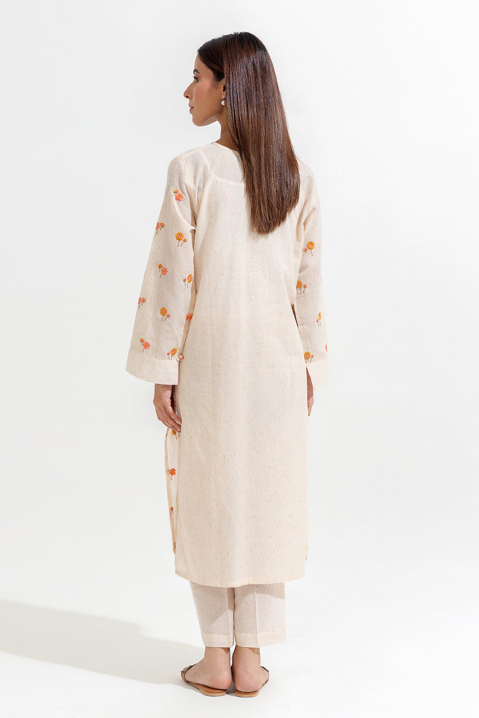 2 Piece Embroidered Multi Naps Suit (Pret)