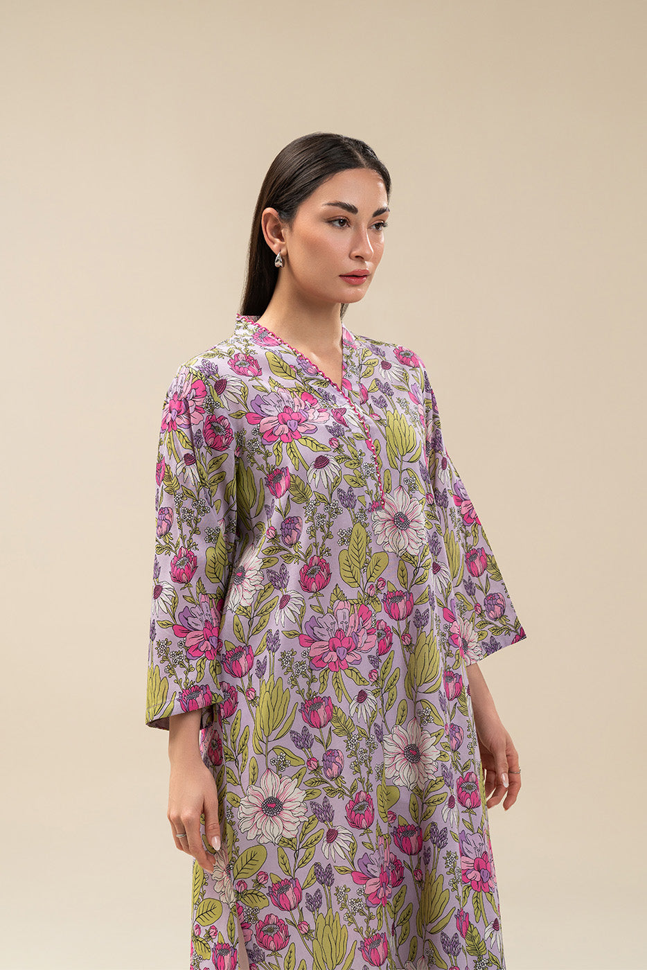 PRINTED LAWN SHIRT (PRET)