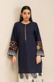 2 PIECE EMBROIDERED COTTON SUIT (PRET)