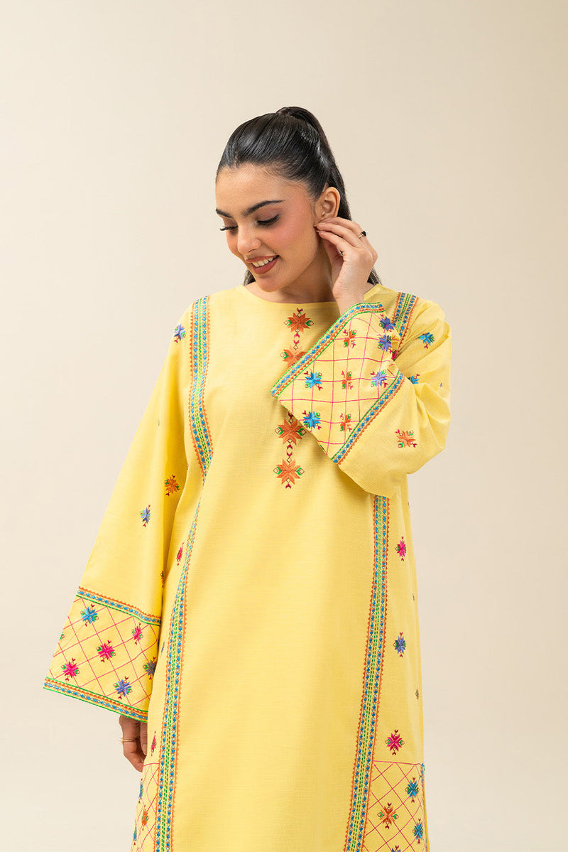 Embroidered Slub Lawn Shirt (Pret)