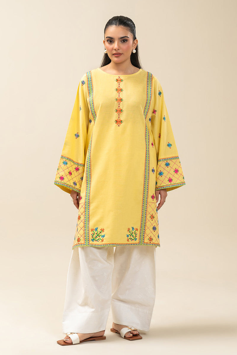 Embroidered Slub Lawn Shirt (Pret)