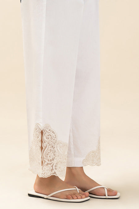 EMBROIDERED STRAIGHT PANTS