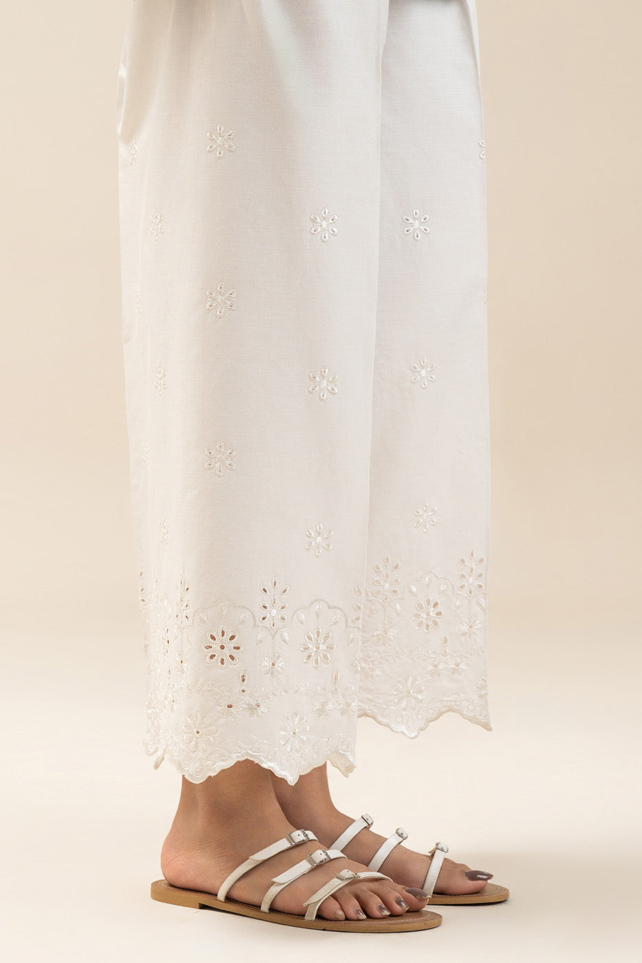 EMBROIDERED CULOTTE PANTS
