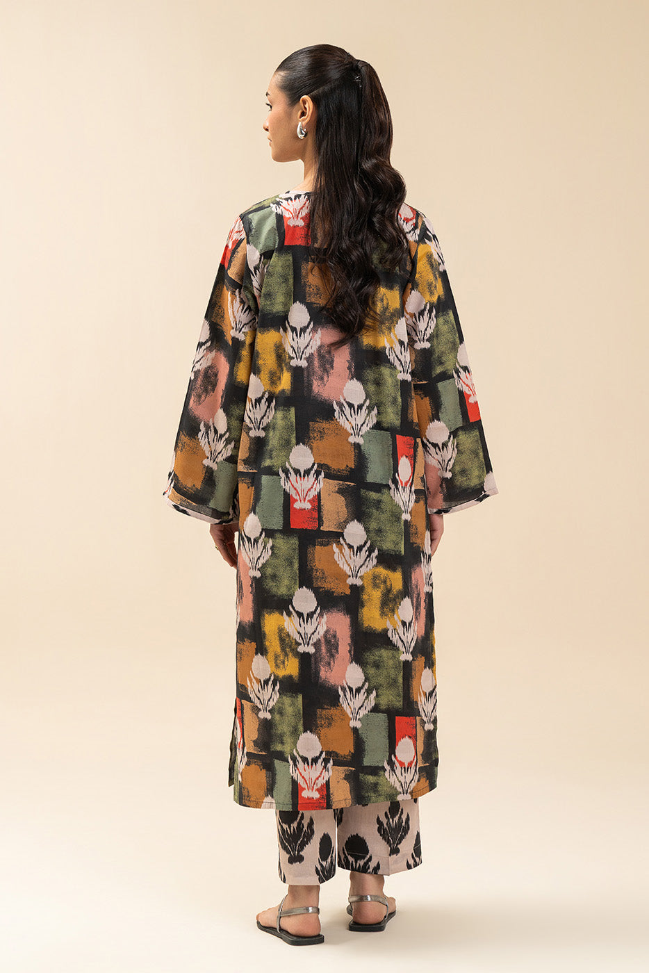 PRINTED DORIA LAWN SHIRT (PRET)