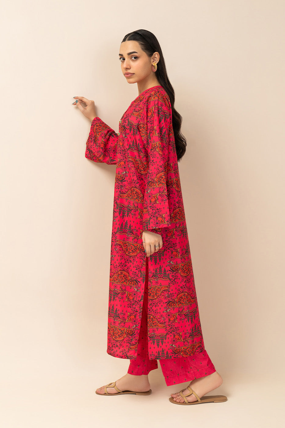 PRINTED SILK SHIRT (FLOW)