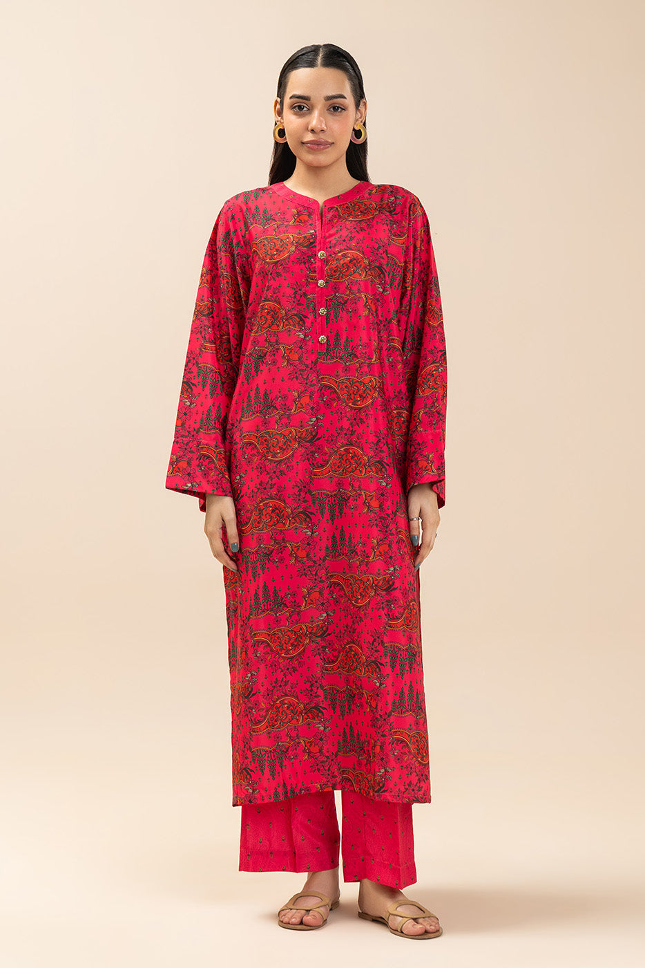 PRINTED SILK SHIRT (FLOW)