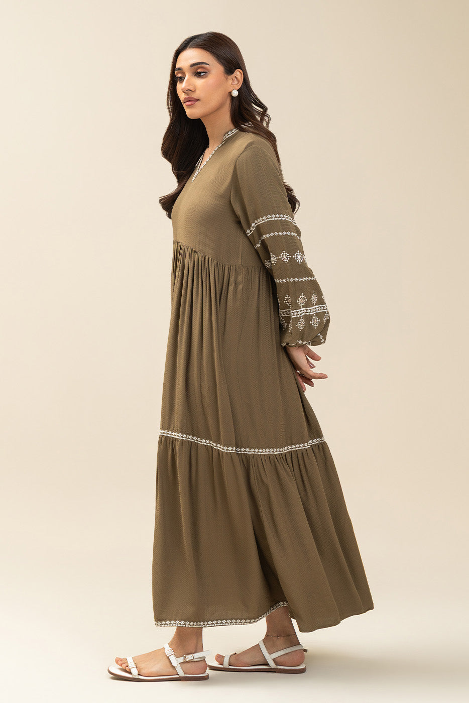 TIERED DRESS