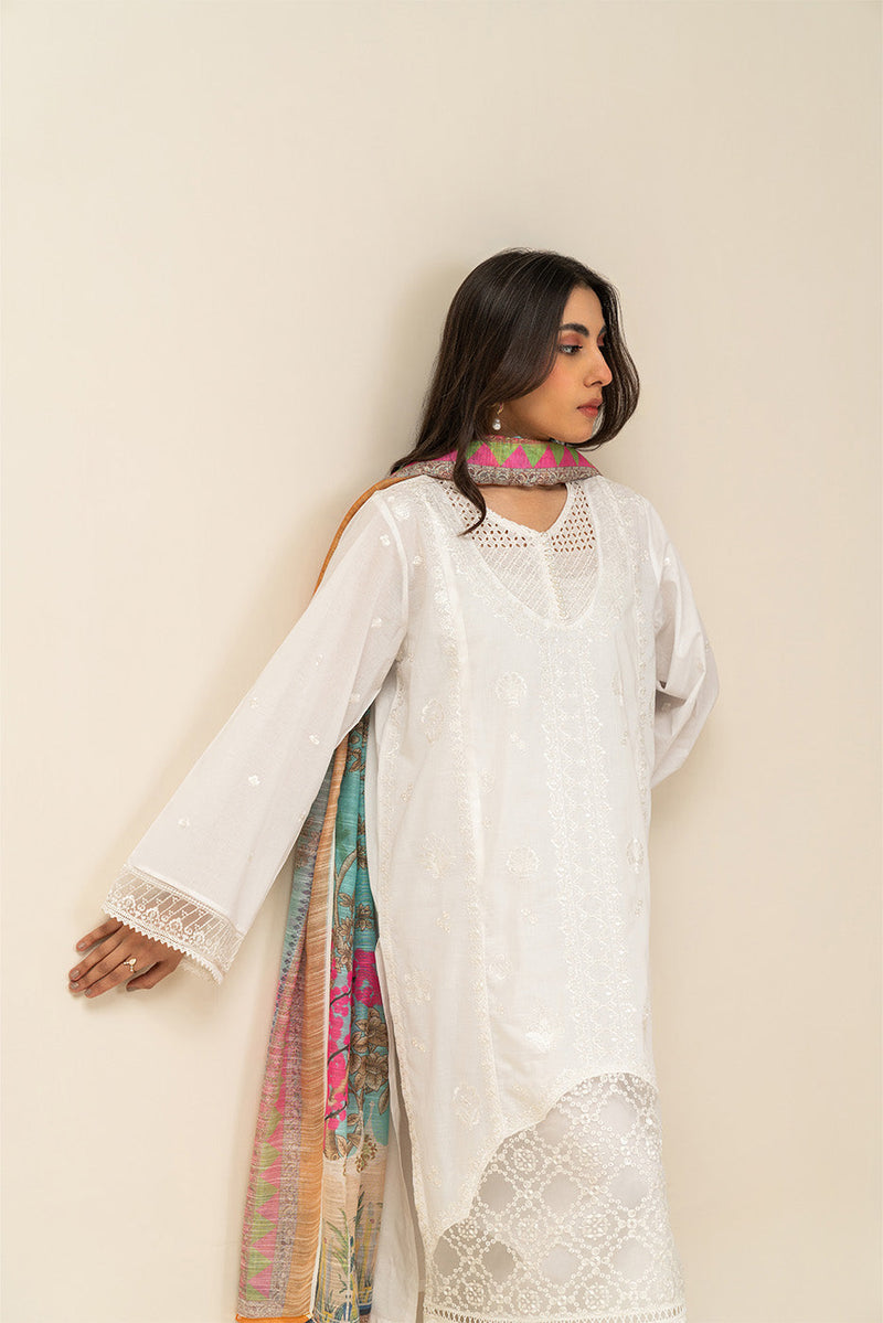 3 Piece Embroidered Lawn Suit (High Casual)