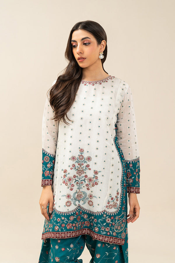 EMBROIDERED DANIER ZARI SHIRT (LUXURY-PRET)