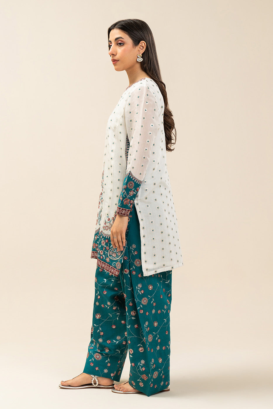 EMBROIDERED DANIER ZARI SHIRT (LUXURY-PRET)