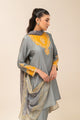 3 PIECE EMBROIDERED TWO TONE MISSOURI SUIT (PRET)