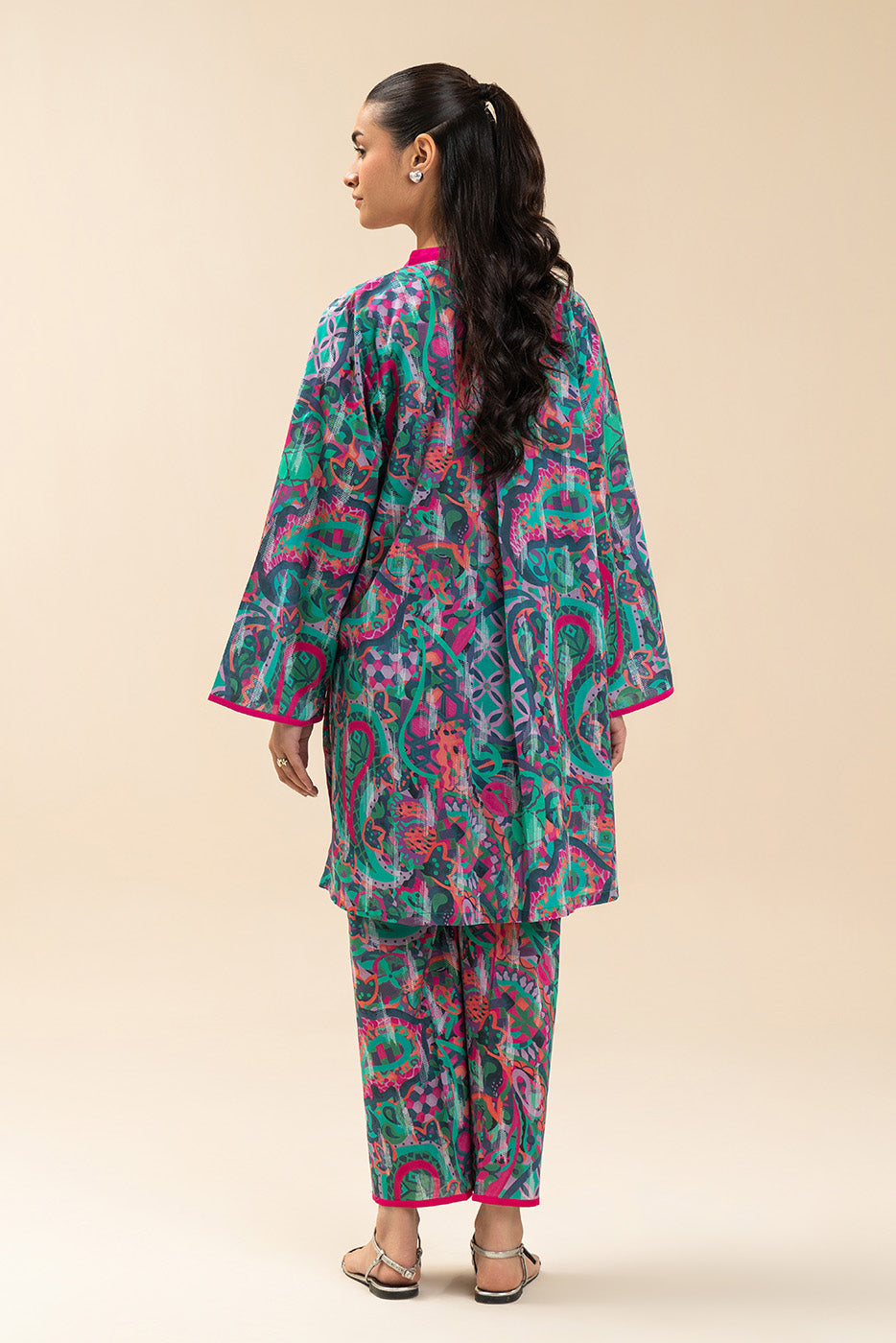 2 PIECE PRINTED LAWN SUIT (PRET)