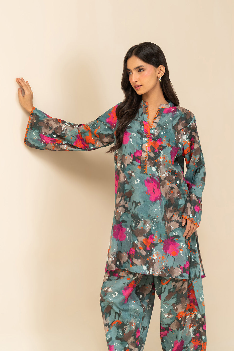 2 PIECE PRINTED LAWN SUIT (PRET) - BT1260003DP2076-MIX-2000000308393-8