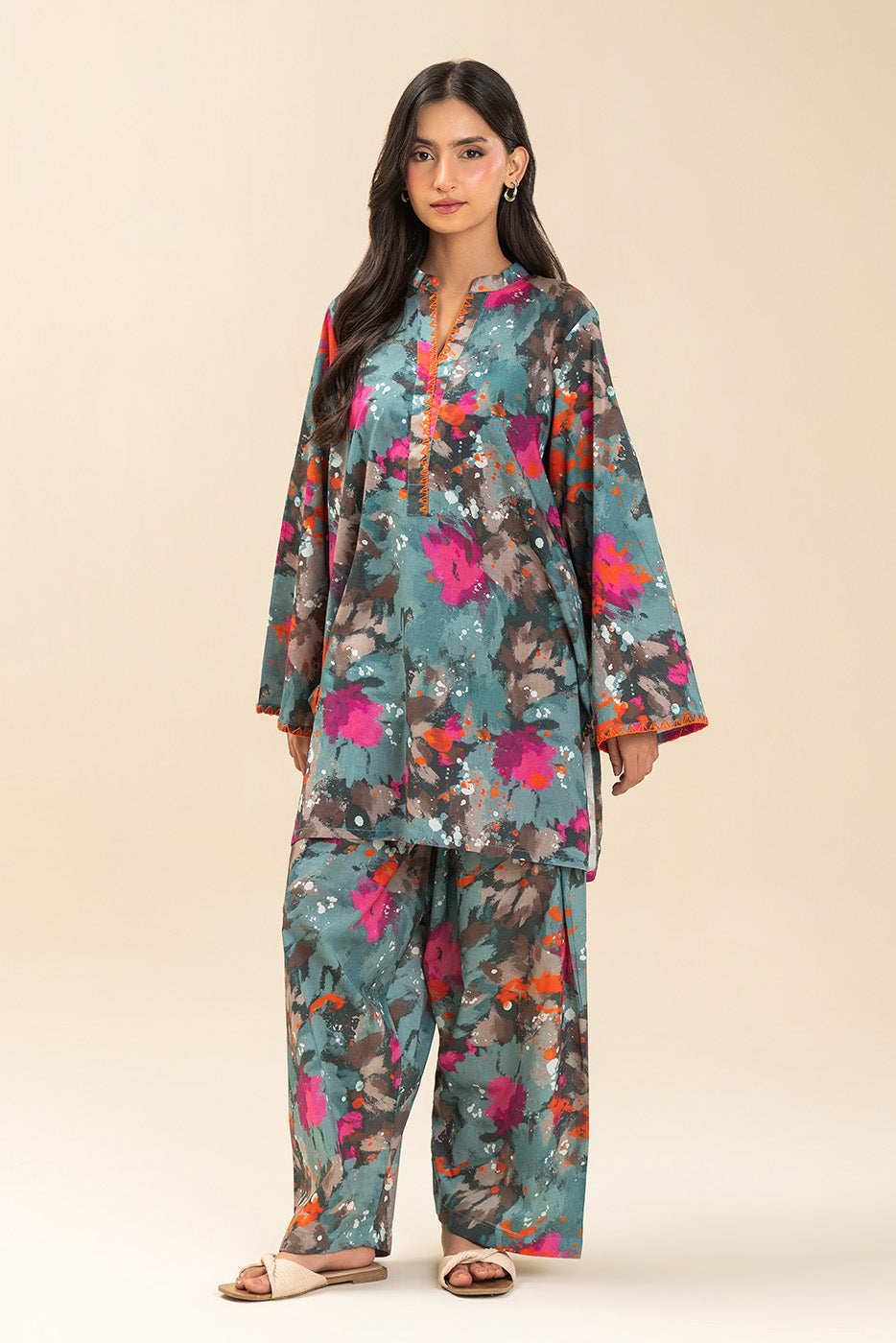 2 PIECE PRINTED LAWN SUIT (PRET) - BT1260003DP2076-MIX-2000000308393-8