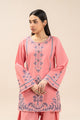 2 PIECE EMBROIDERED TWO WAY SLUB SUIT (PRET)