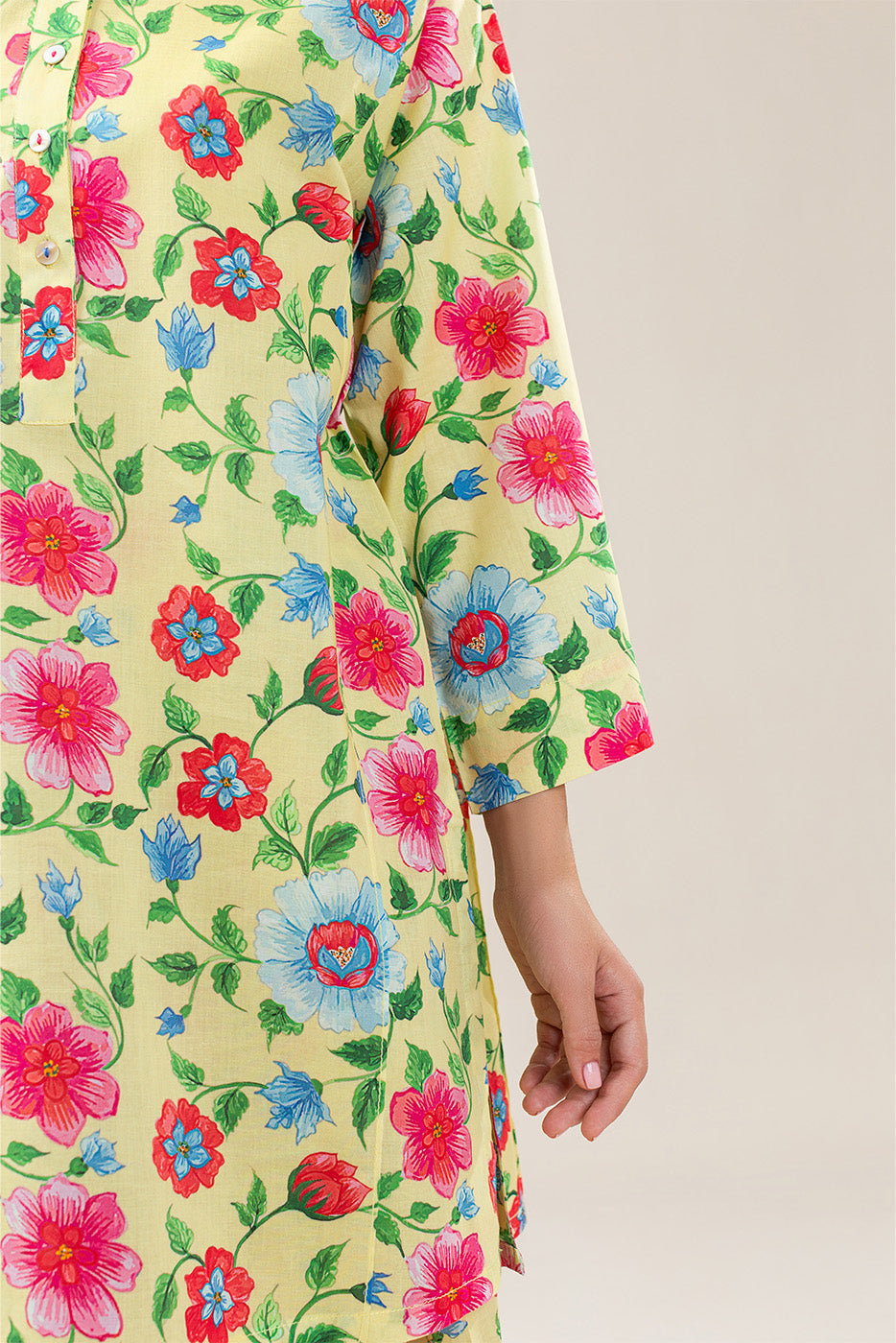 2 PIECE PRINTED LAWN SUIT (PRET)