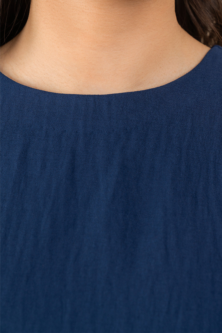 SOLID POLY CREPE SHIRT ( FLOW )