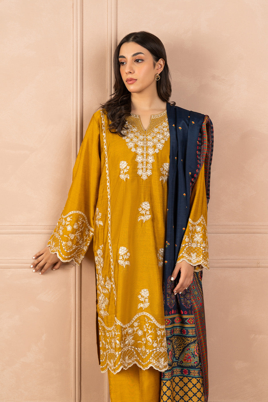 3 PIECE EMBROIDERED MISSOURI SUIT (HIGH CASUAL)