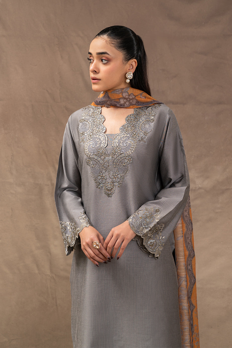 2 PIECE EMBROIDERED MISSOURI SUIT (HIGH CASUAL)