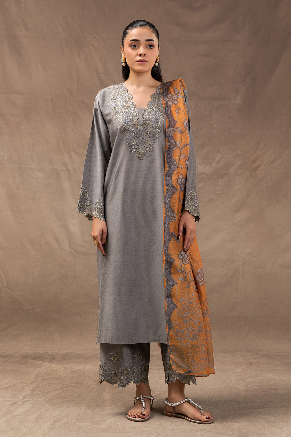2 PIECE EMBROIDERED MISSOURI SUIT (HIGH CASUAL)