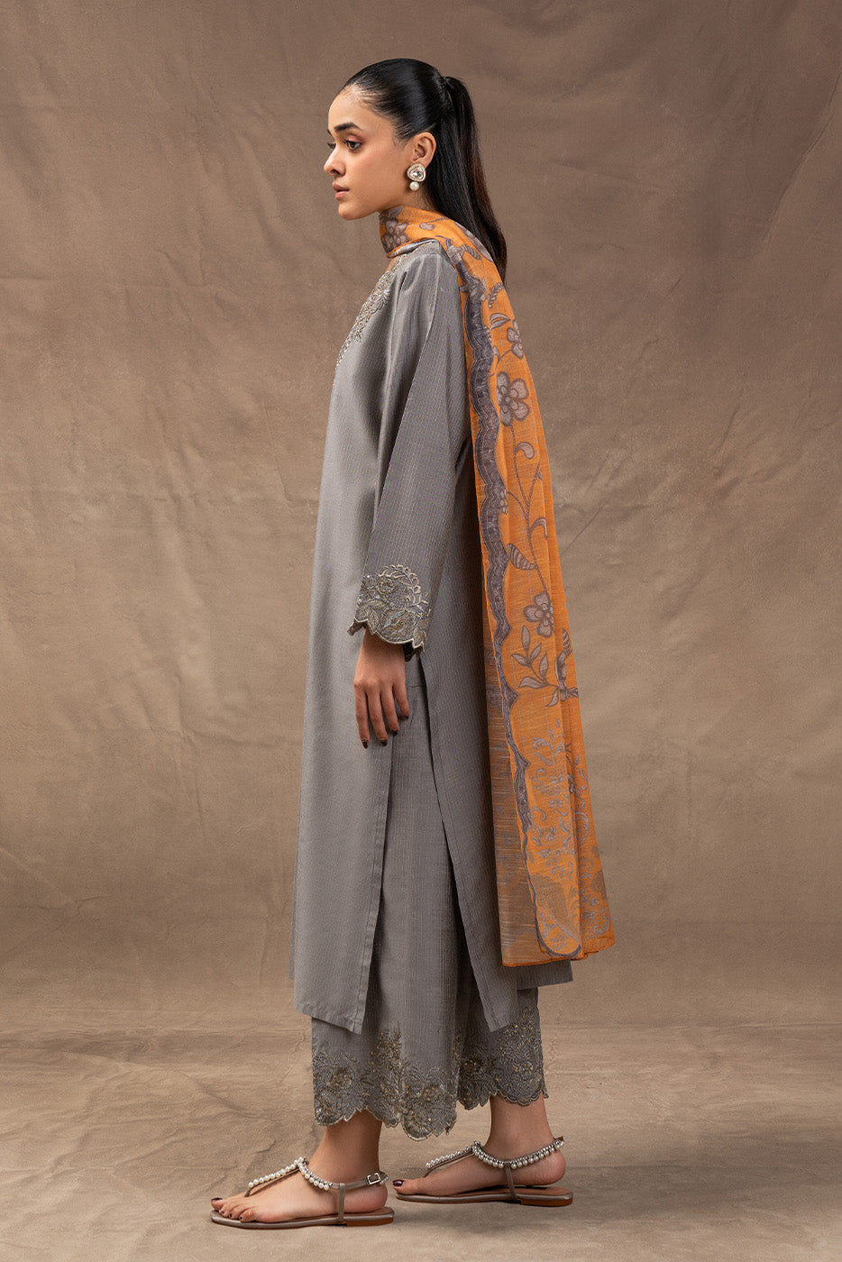 2 PIECE EMBROIDERED MISSOURI SUIT (HIGH CASUAL)