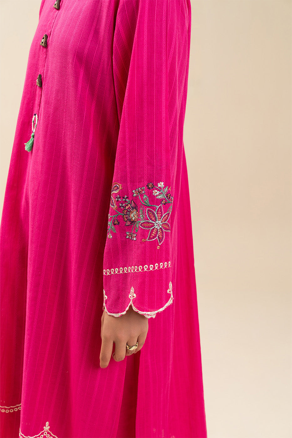 EMBROIDERED NENO KARA SHIRT (PRET)