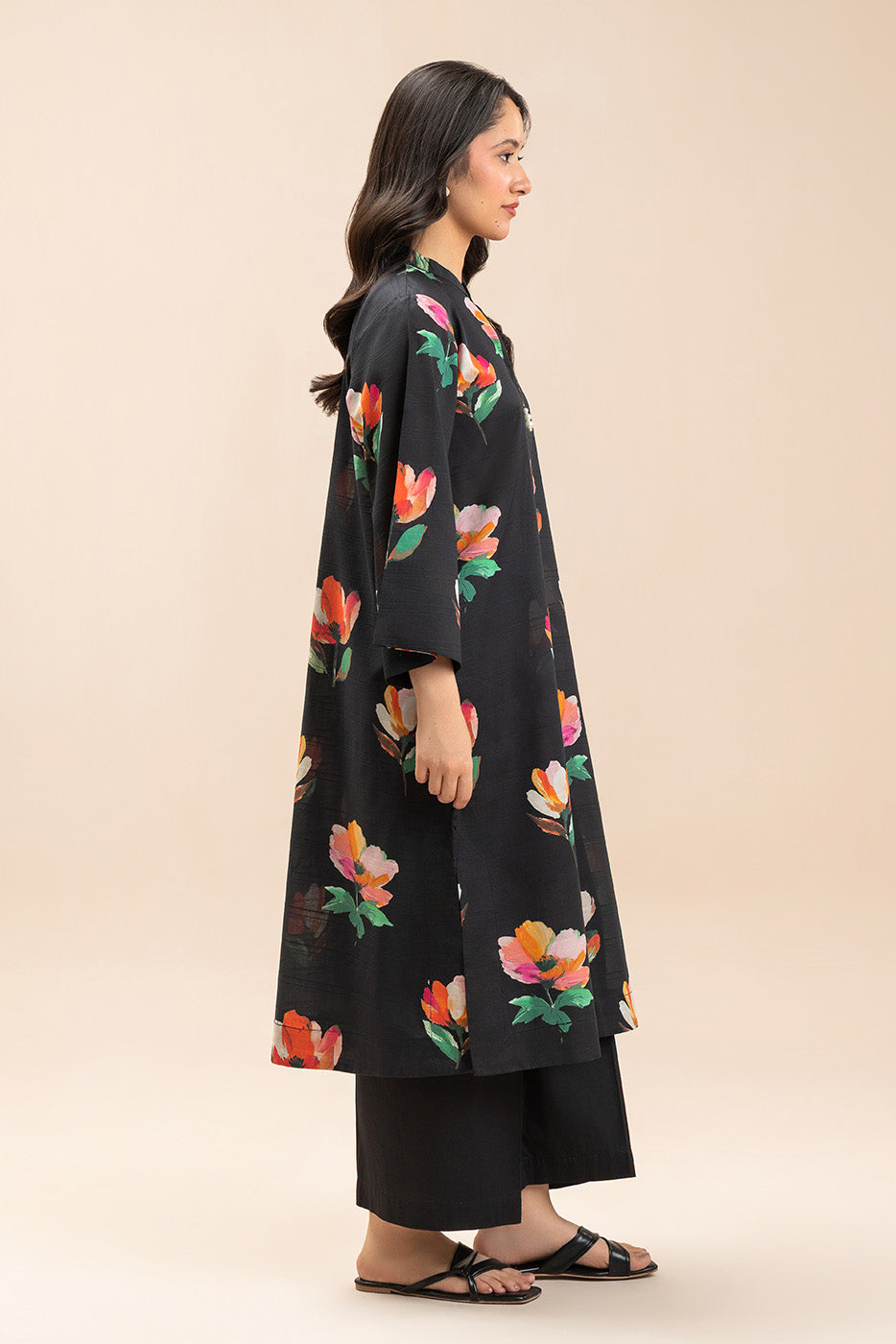 PRINTED DORIA LAWN SHIRT (PRET)