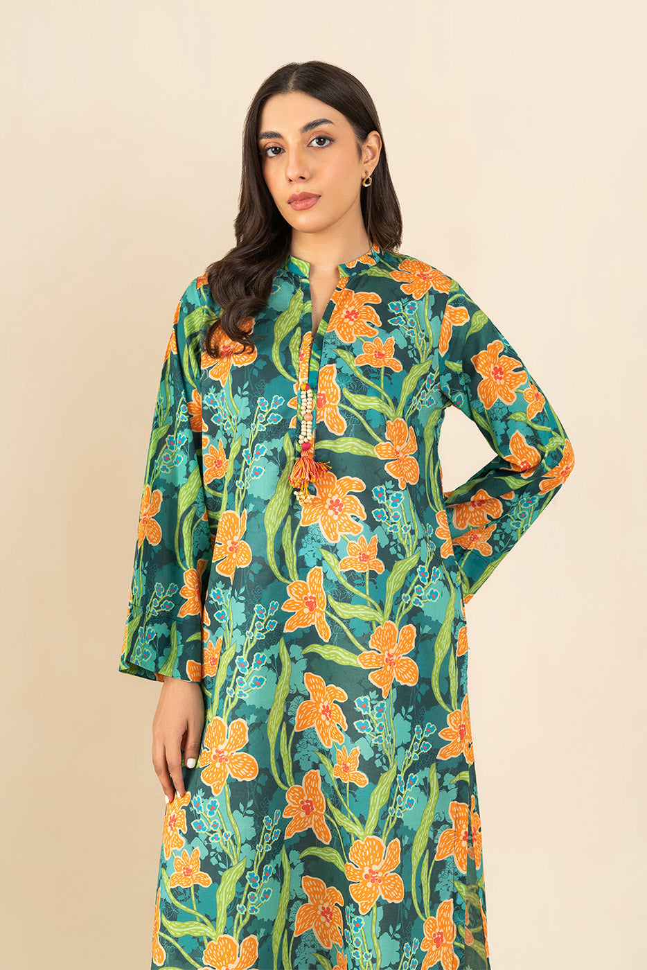PRINTED LAWN SHIRT (PRET)