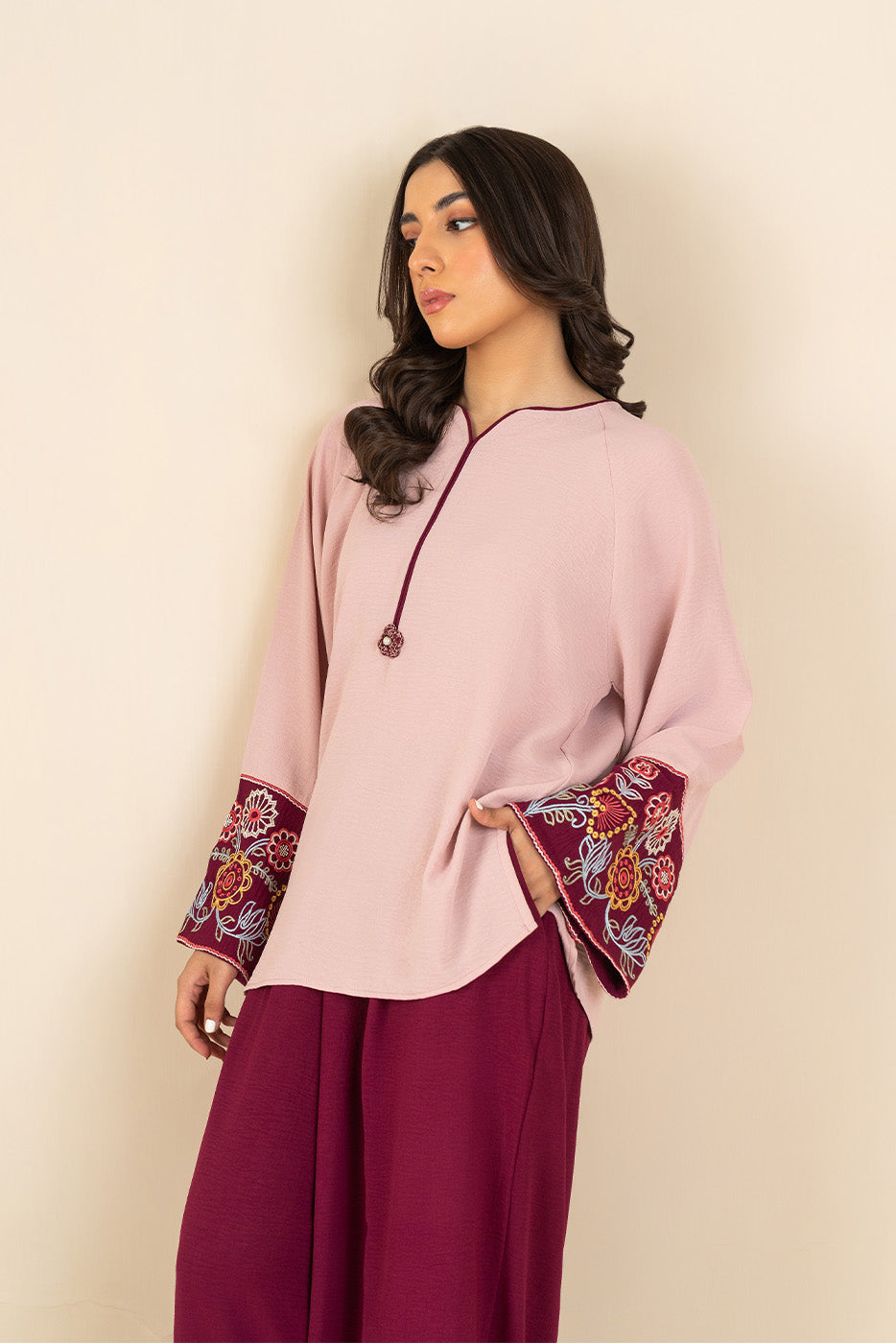EMBROIDERED CO-ORD SET