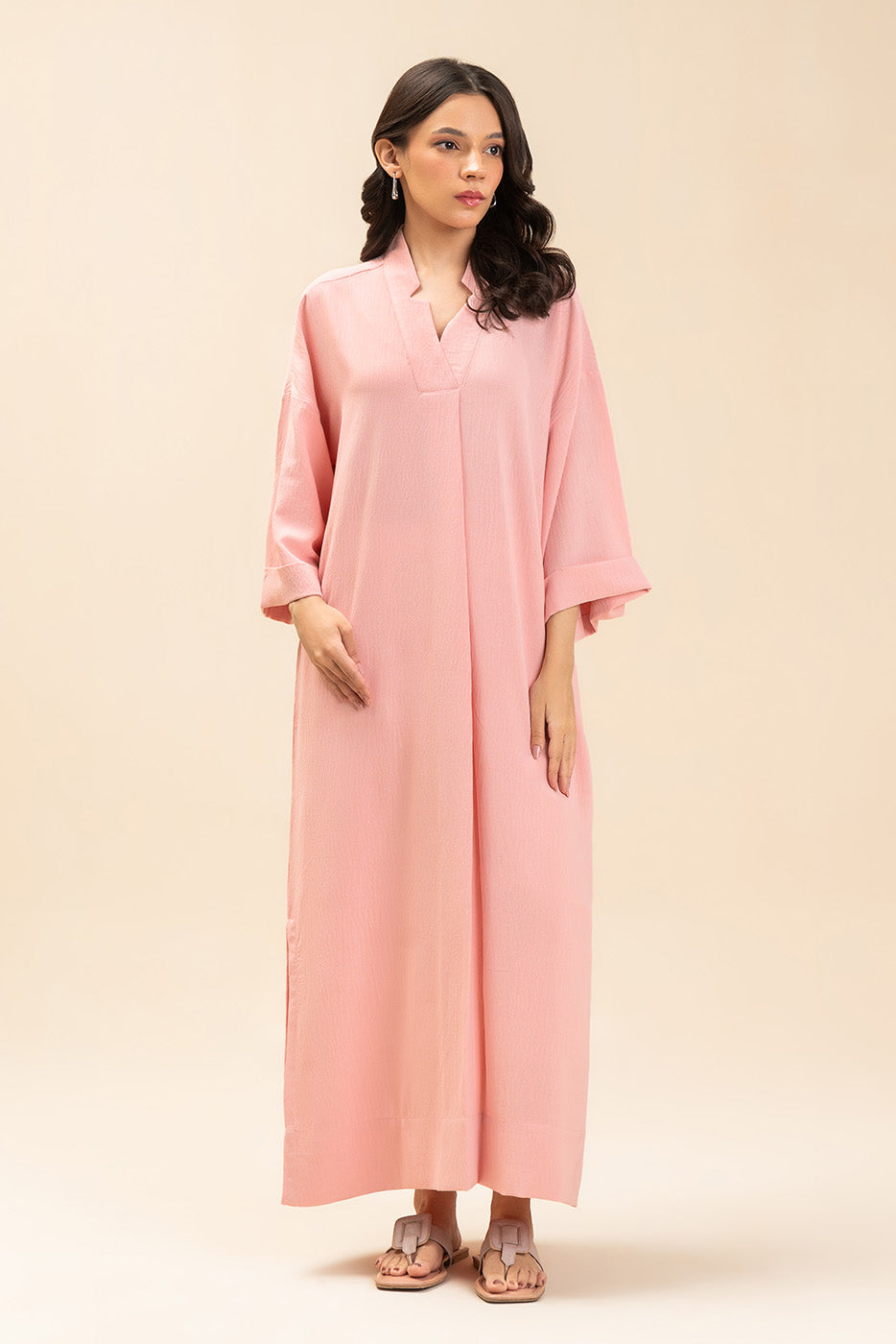 PRINTED POLY CREPE BLOUSE (FLOW)
