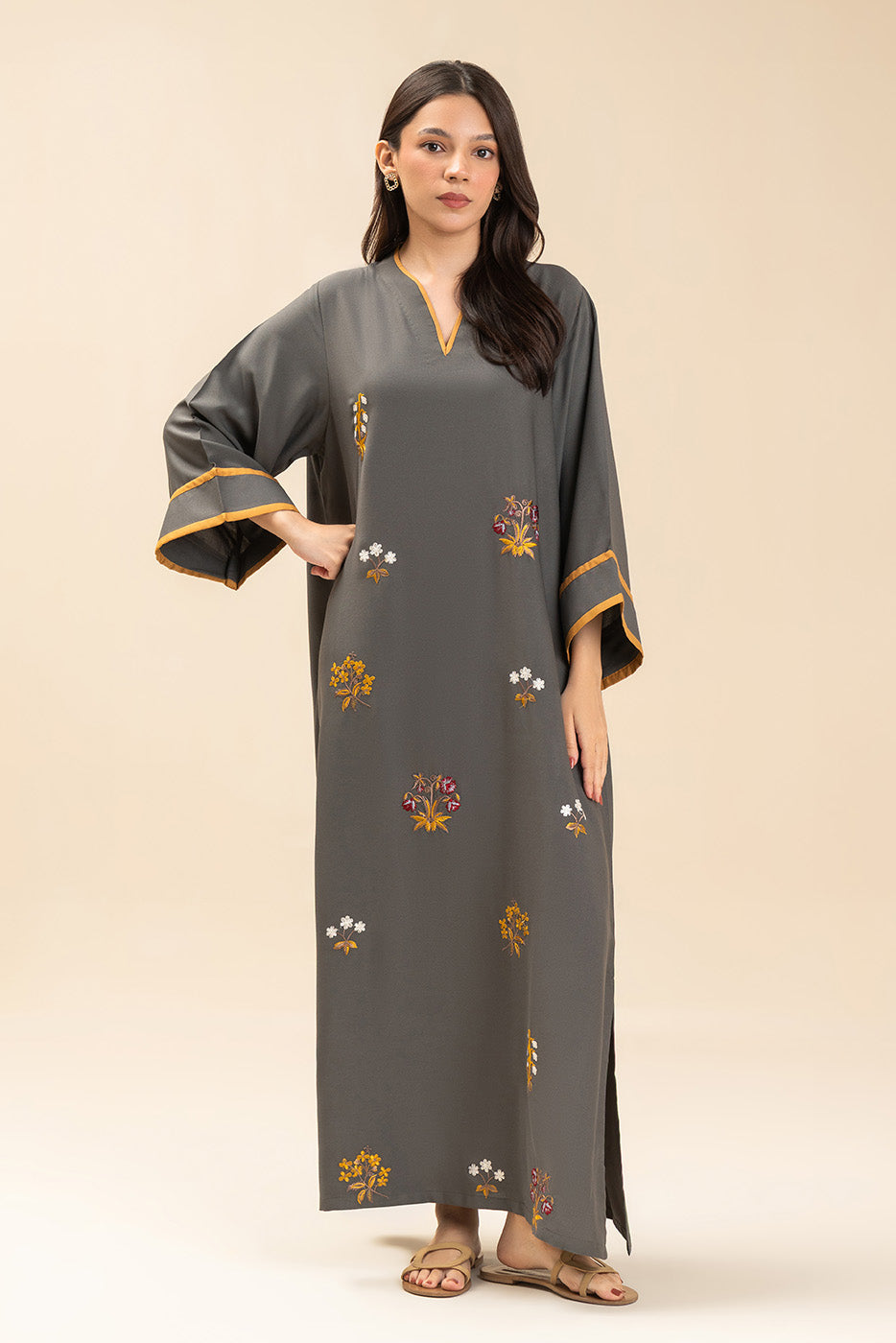 EMBROIDERED YARN DYED TUNIC (FLOW)