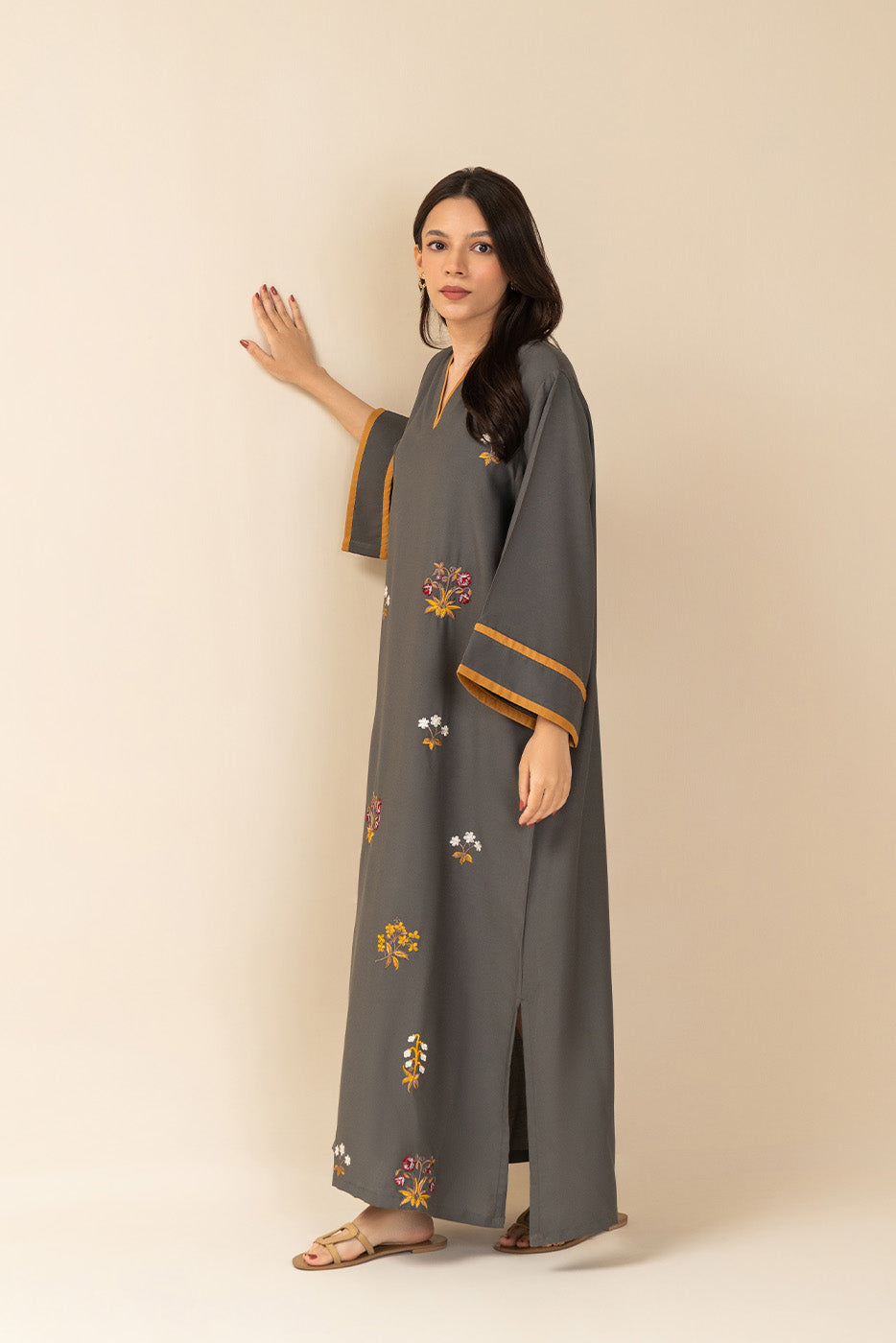 EMBROIDERED YARN DYED TUNIC (FLOW)
