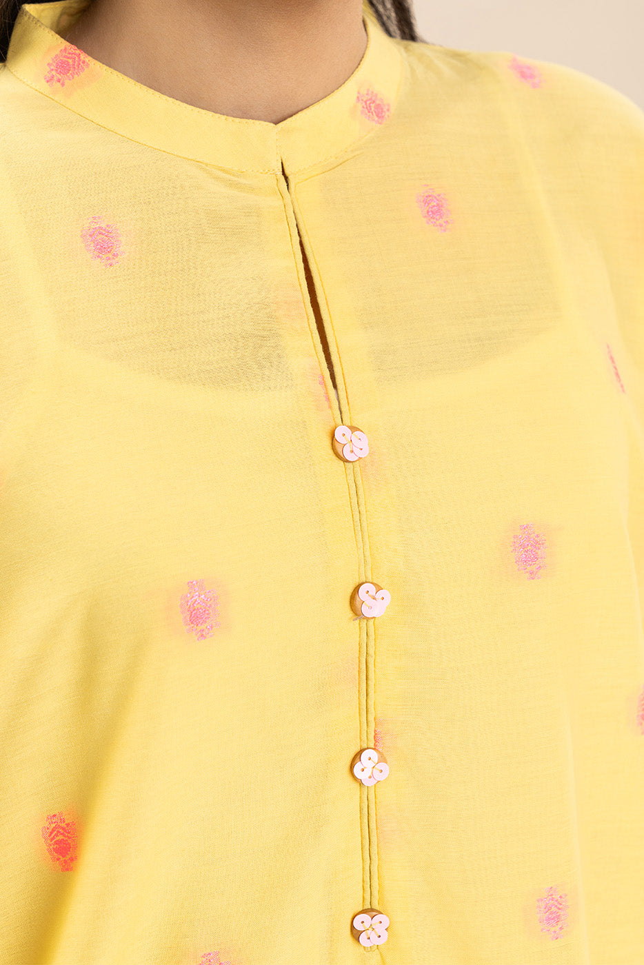 EMBROIDERED JACQUARD SHIRT (PRET)