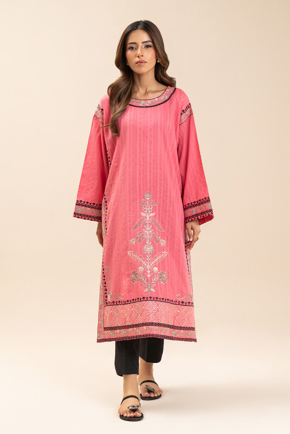 EMBROIDERED DORIA SHIRT (PRET)