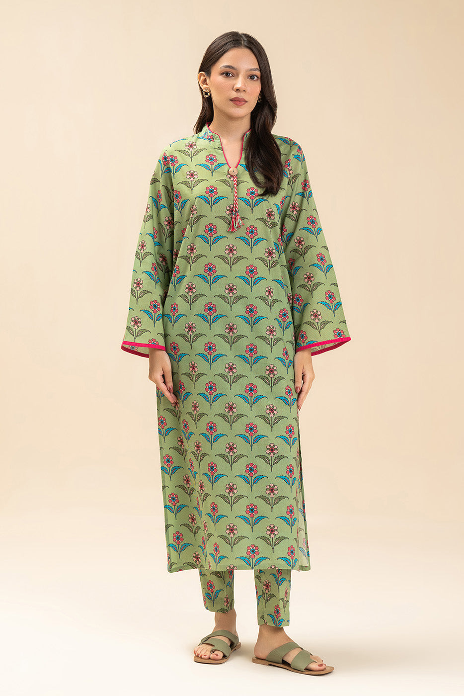 2 PIECE PRINTED LAWN SUIT (PRET)