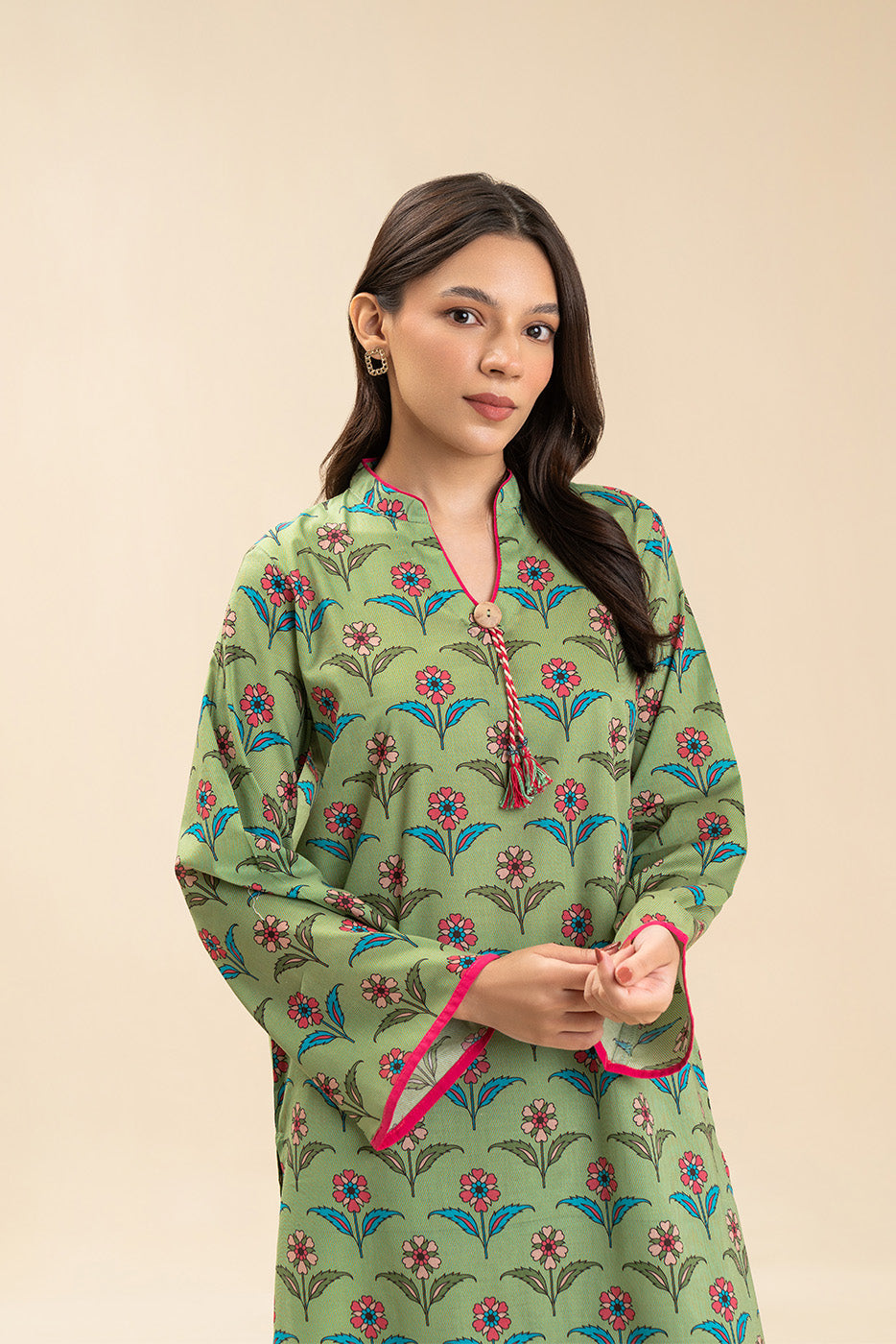 PRINTED LAWN SHIRT (PRET)