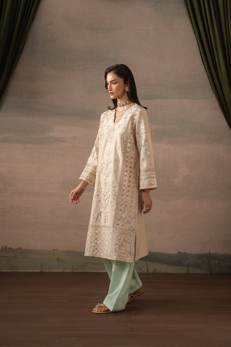 2 PIECE BASIC TWO TONE SUIT (LUXURY PRET)