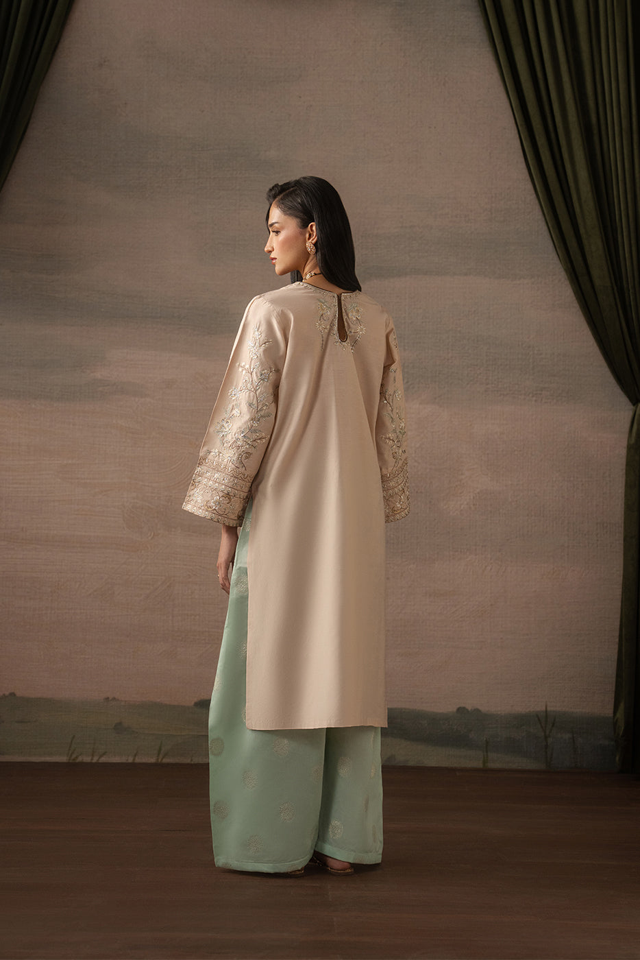 2 PIECE BASIC TWO TONE SUIT (LUXURY PRET)