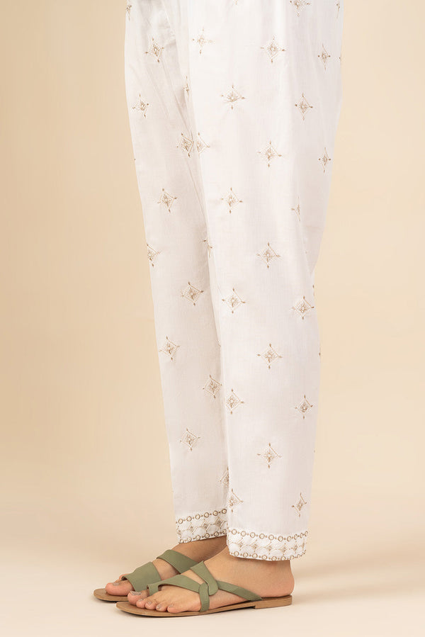 EMBROIDERED STRAIGHT PANTS