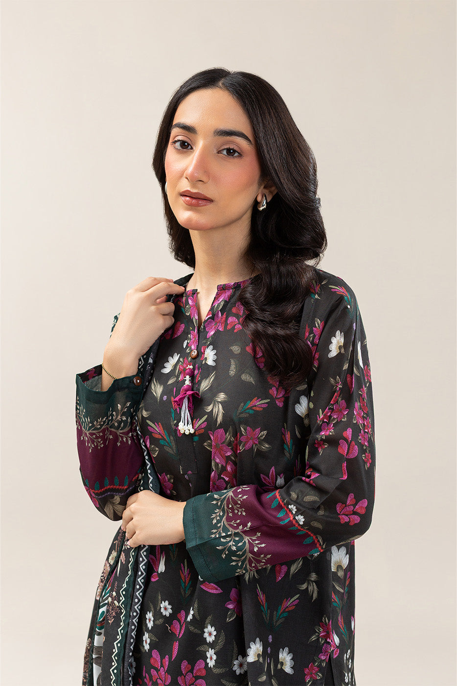 3 PIECE PRINTED LAWN SUIT (PRET)