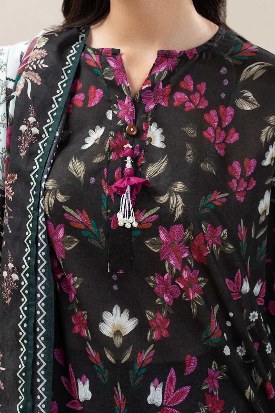 3 PIECE PRINTED LAWN SUIT (PRET)