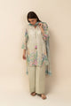 3 PIECE PRINTED LAWN SUIT-SPRING SERENITY (UNSTITCHED)